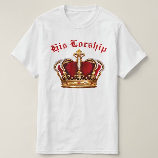 Zijn leidinggevende t-shirt (Design voorkant)