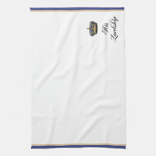 Zijn leidinggevende theedoek (Verticaal)