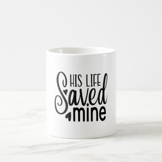Zijn leven redde mijn morphing Mok (Center)
