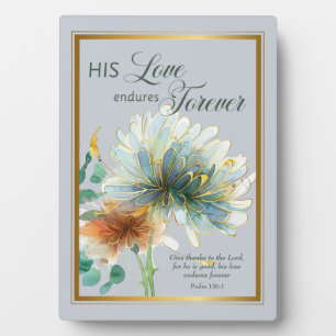 Zijn liefde blijft eeuwig bestaan Psalm 136 Grijze Fotoplaat