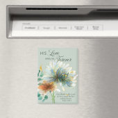 Zijn liefde blijft eeuwig bestaan Psalm 136 Schrif Magneet (Insitu (Vaatwasser))