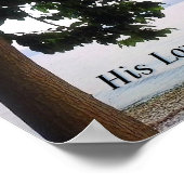 Zijn liefde duurt voor altijd Psalm 136  Poster (Hoek)