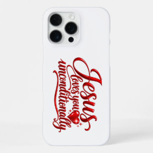 Zijn liefde is onvoorwaardelijk iPhone 16 pro max hoesje