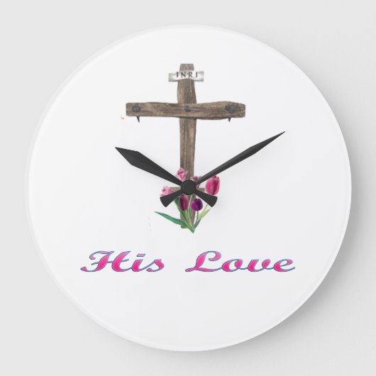 Zijn liefde Jezus Grote Klok (Voorkant)