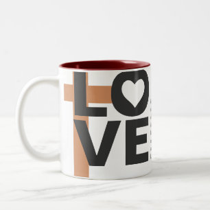 Zijn liefde mislukt nooit Mok