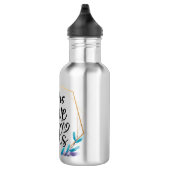 Zijn liefde mislukt nooit. waterfles (Rechts)