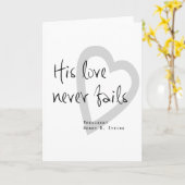 zijn liefde slaagt nooit in angst b eyring lds quo kaart (Gele Bloem)