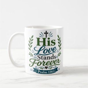 Zijn Liefde Staat Voor Altijd Sierlijke Quote Koffiemok