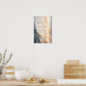 Zijn liefdevolle goedheid faalt nooit Klaagliedere Poster (Keuken)