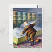 Zijn lijst controleren briefkaart (Voorkant / Achterkant)