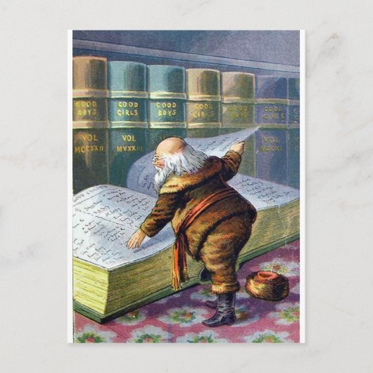 Zijn lijst controleren briefkaart (Voorkant)