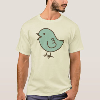 Zijn Little Blue Love Bird Vector Art T-shirt