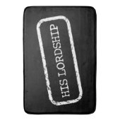 "ZIJN LORDSHIP" BADMAT (Voorkant Verticaal)