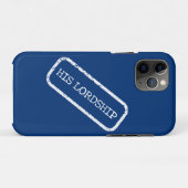 "ZIJN LORDSHIP" Case-Mate iPhone CASE (Achterkant (horizontaal))