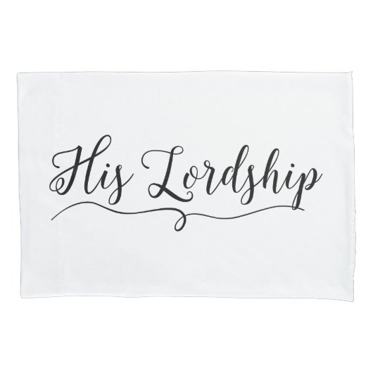 "ZIJN LORDSHIP EN HAAR LADYSHIP" KUSSENSLOOP (Voorkant-Links)