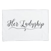 "ZIJN LORDSHIP EN HAAR LADYSHIP" KUSSENSLOOP (Voorkant-Rechts)