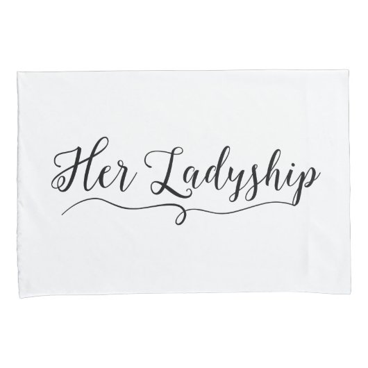 "ZIJN LORDSHIP EN HAAR LADYSHIP" KUSSENSLOOP (Voorkant-Rechts)