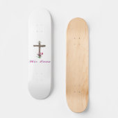 Zijn Love Christelijk kruis Persoonlijk Skateboard (Voorkant)