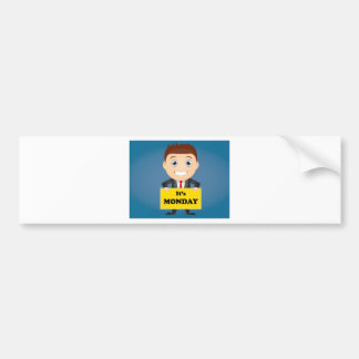 Zijn maandag bumpersticker