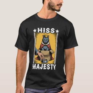 Zijn Majesteit Grappige Kat In Doos Schattige Kat  T-shirt
