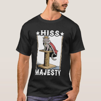 Zijn Majesteit Kattenkrabpost Boom Kat T-shirt