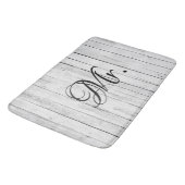 Zijn man en haar heer en mevrouw Bruidegom Rustic Badmat (Gekanteld)