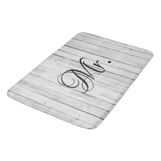 Zijn man en haar heer en mevrouw Bruidegom Rustic Badmat (Gekanteld)