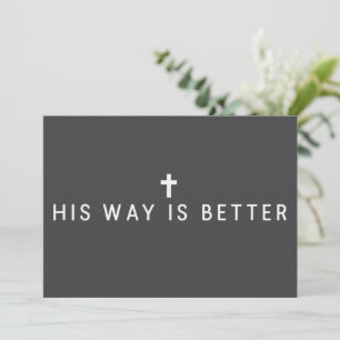 Zijn Manier Is Beter Christelijk Jezus Geloven Ges Kaart