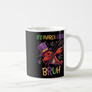 Zijn Mardi Gras Bruh rivierkreeft Dab Fat Tuesday  Koffiemok