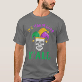 Zijn Mardi Gras Jullie Tee Mardi Gras Feest Masker T-shirt