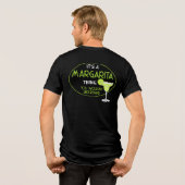 Zijn Margarita Mixologist Cocktail Tri-Blend Shirt (Achterkant volledig)