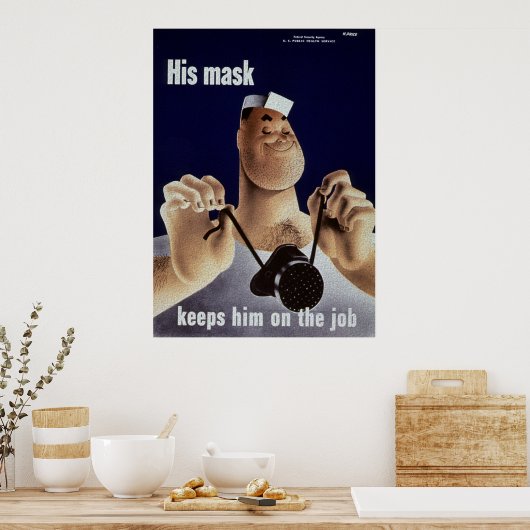 Zijn Masker Poster (Keuken)