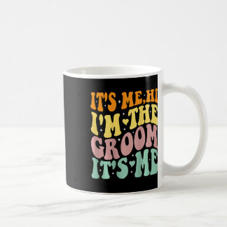 Zijn me hi im de bruidegom zijn me retro Mannen br Koffiemok
