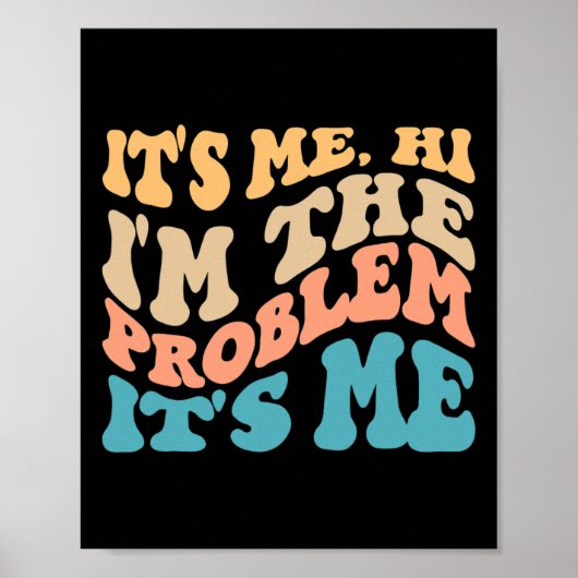Zijn me hoi ik ben het probleem zijn me 4 poster (Voorkant)