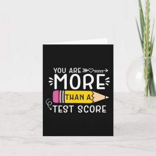 Zijn meer dan een test score leraar testen dag 3 kaart