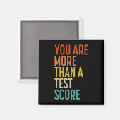 zijn meer dan een test score leraar testen magneet (Voorkant / Achterkant)