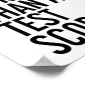 Zijn meer dan een testscore Docent toetst dag 1 Poster (Hoek)