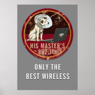 Zijn meester is 802.11n poster
