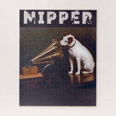 Zijn meester Nipper The Dog Legpuzzel (Verticaal)