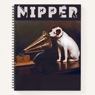 Zijn meester Nipper The Dog Notitieboek