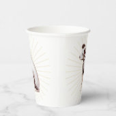 Zijn meester Nipper The Dog Papieren Bekers (Rechts)