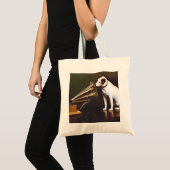 Zijn meester Nipper The Dog Tote Bag (Voorkant (product))