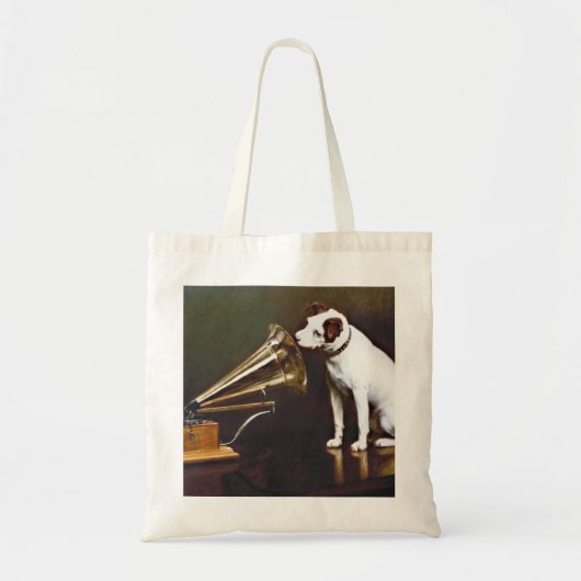Zijn meester Nipper The Dog Tote Bag (Voorkant)