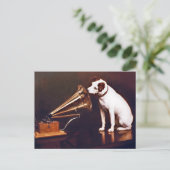 Zijn meesterstem, Francis Barraud Briefkaart (Staand voorkant)