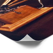 Zijn meesterstem, Francis Barraud Poster (Hoek)