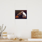 Zijn meesterstem, Francis Barraud Poster (Keuken)