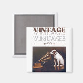 Zijn meesterstem  gestapeld magneet (Voorkant / Achterkant)