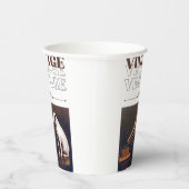 Zijn meesterstem  gestapeld papieren bekers (Rechts)