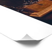 Zijn meesterstem  gestapeld perfect poster (Hoek)