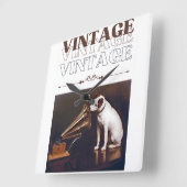 Zijn meesterstem  gestapeld vierkante klok (Hoek)